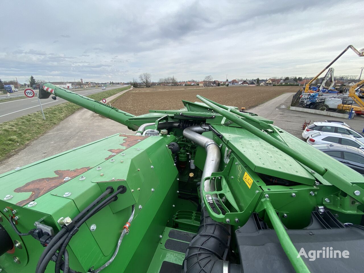 Moissonneuse-batteuse JOHN DEERE W 540 Hill/Master endommagee - Photo 19