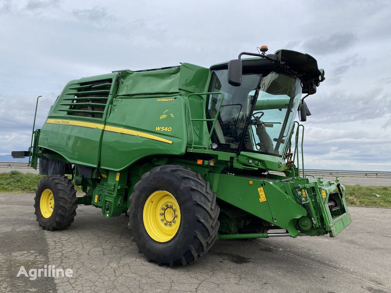 Moissonneuse-batteuse JOHN DEERE W 540 Hill/Master endommagee - Photo 42