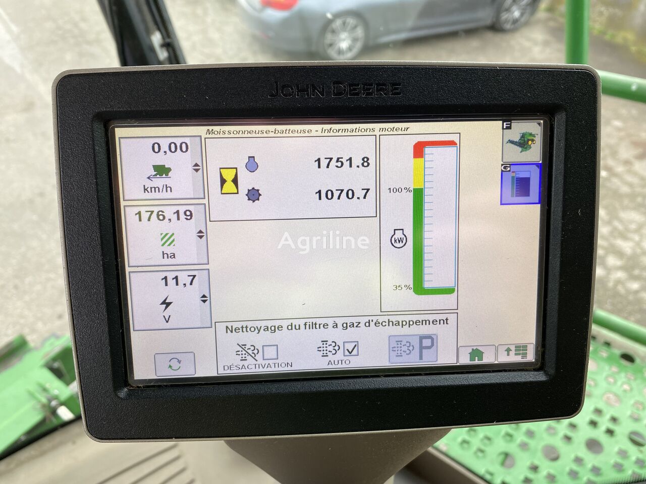 Moissonneuse-batteuse JOHN DEERE W 540 Hill/Master endommagee - Photo 10