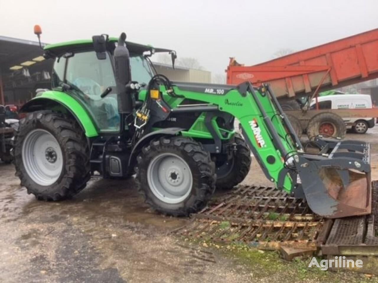 Tracteur a roues DEUTZ-FAHR agrotron 6120